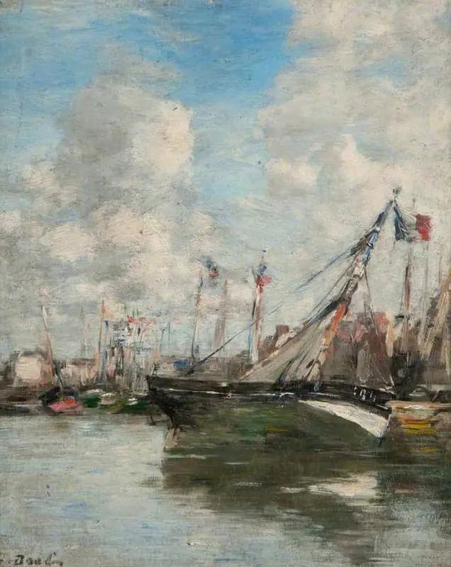 Scene of the Port, Trouville