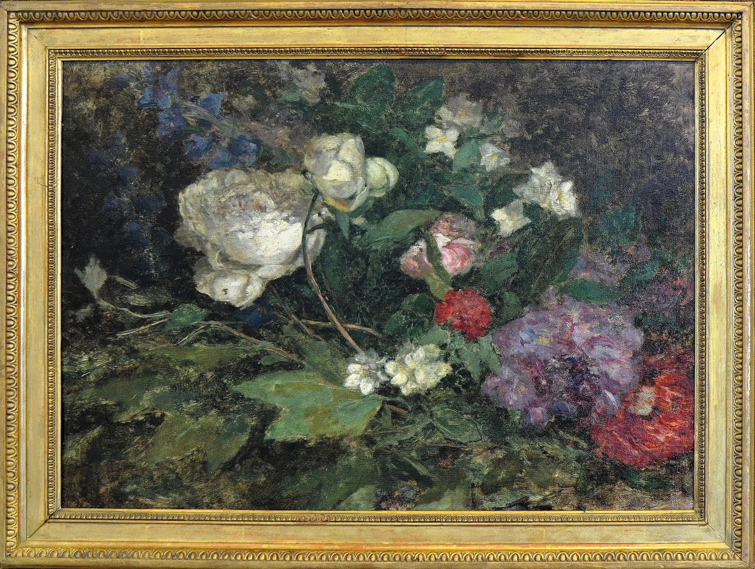 Still Life with Peonies and Lilac
