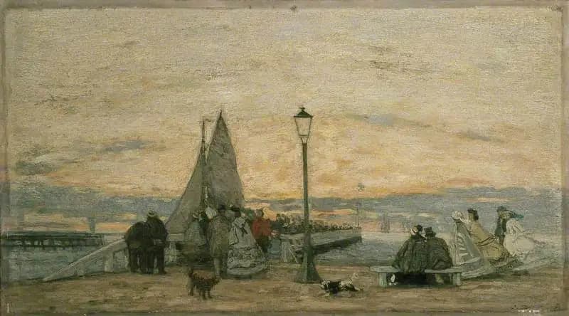 The Jetty of Trouville: Sunset