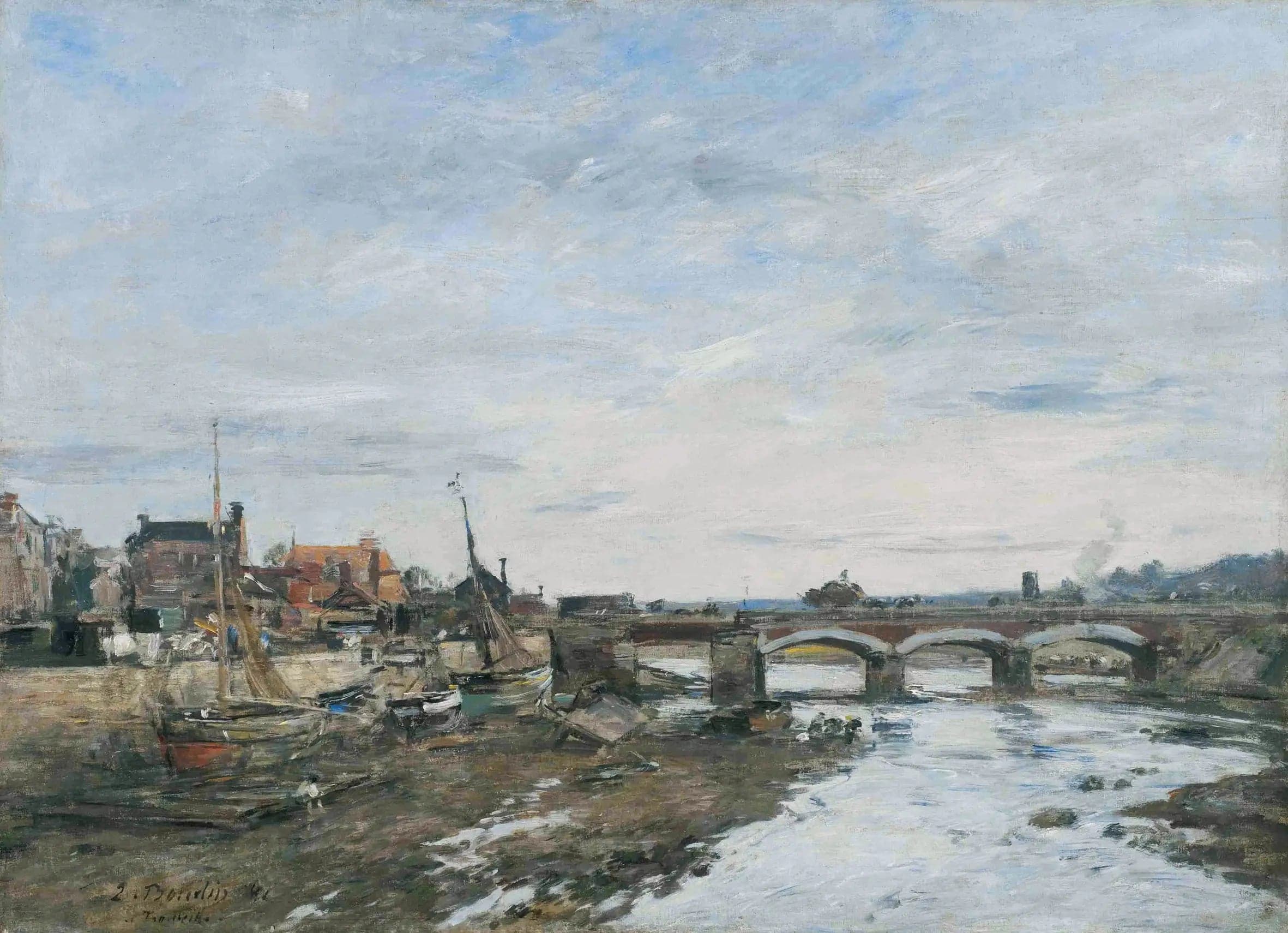 The Pont sur la Touques at Trouville
