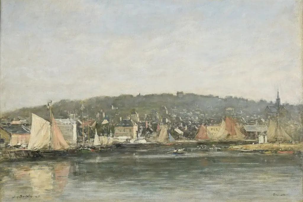 The Port of Trouville in the Morning