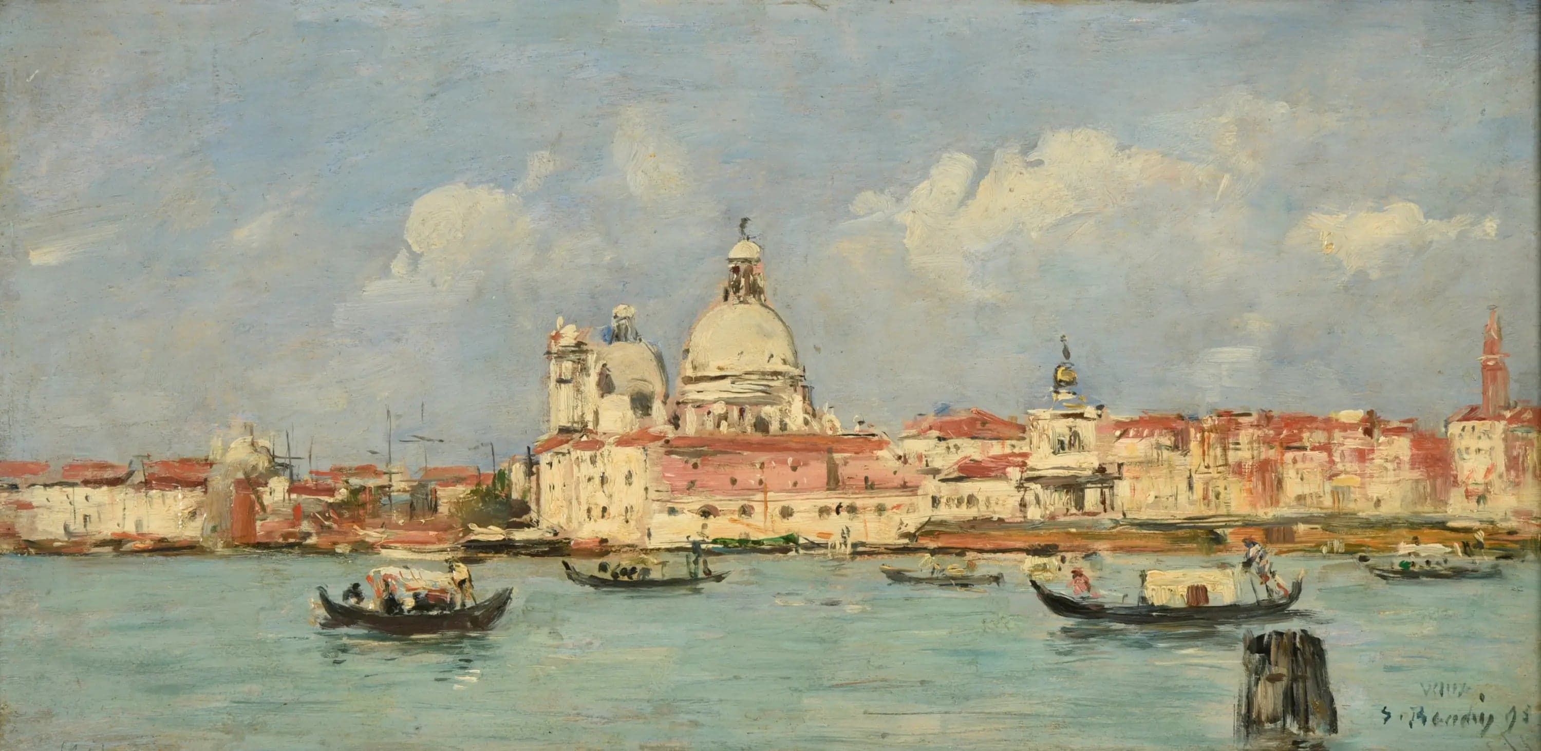 Venice. The Customs and Notre-Dame-de-la-Salute