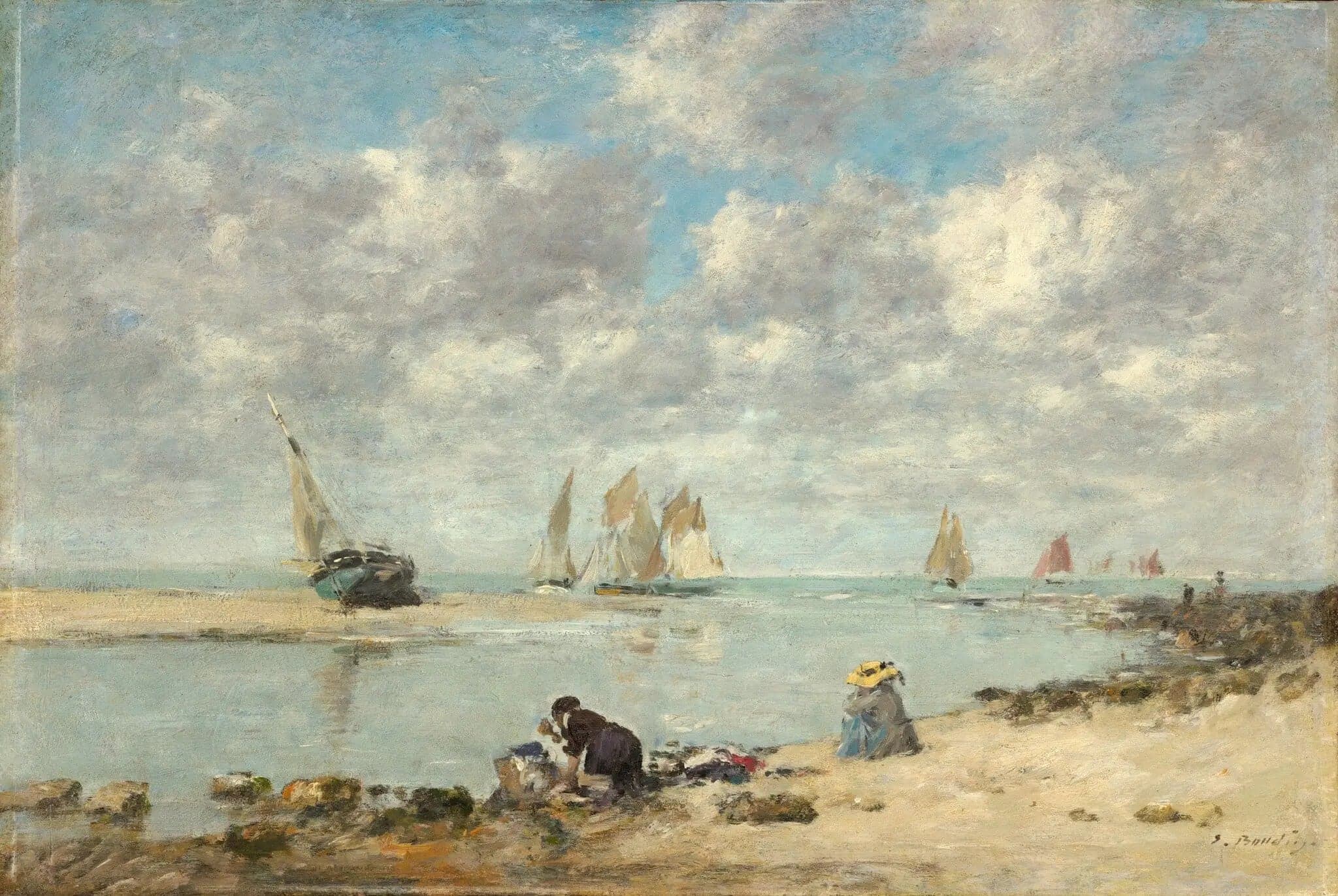 Washerwoman near Trouville