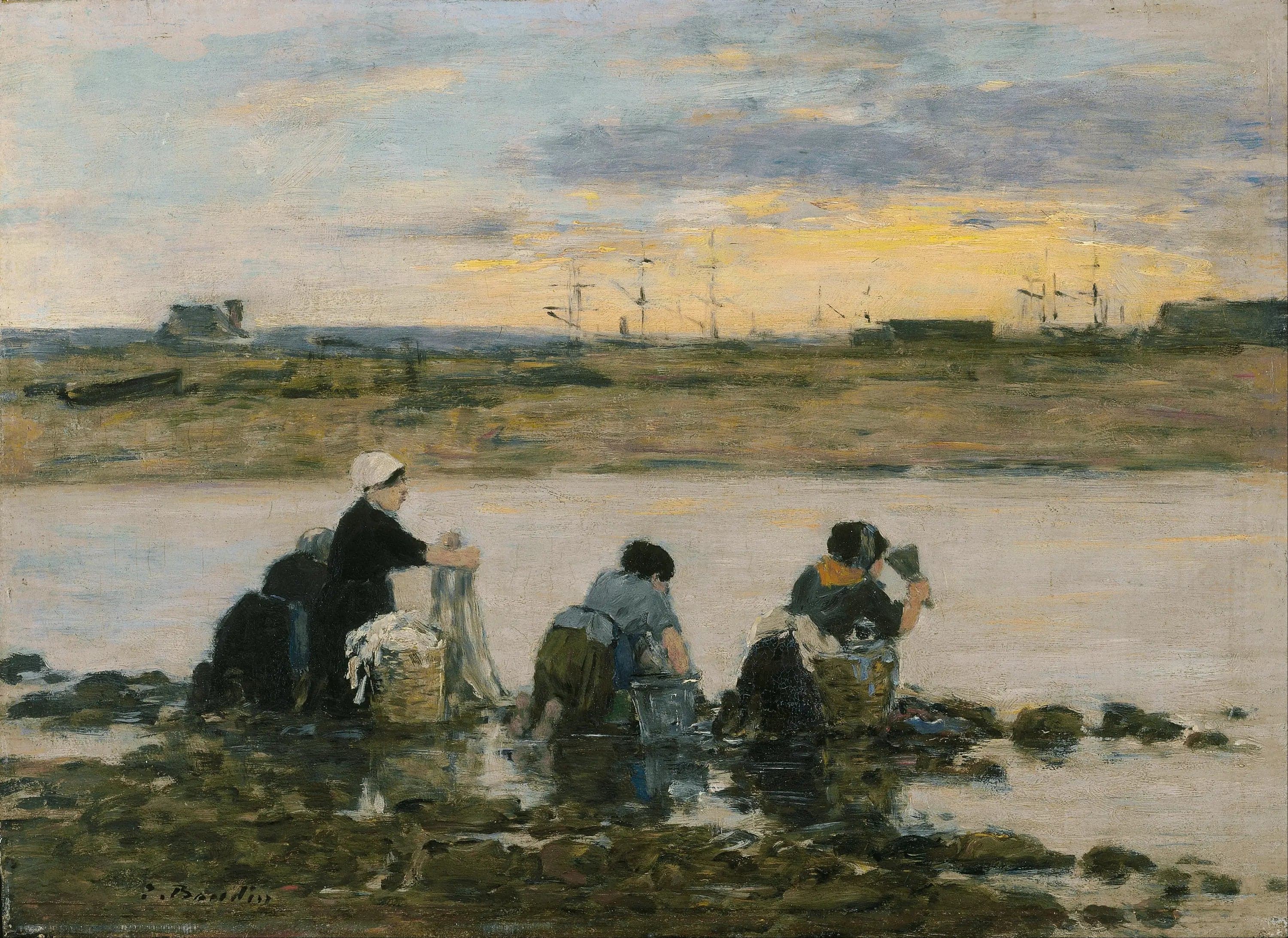 Washerwomen by the River