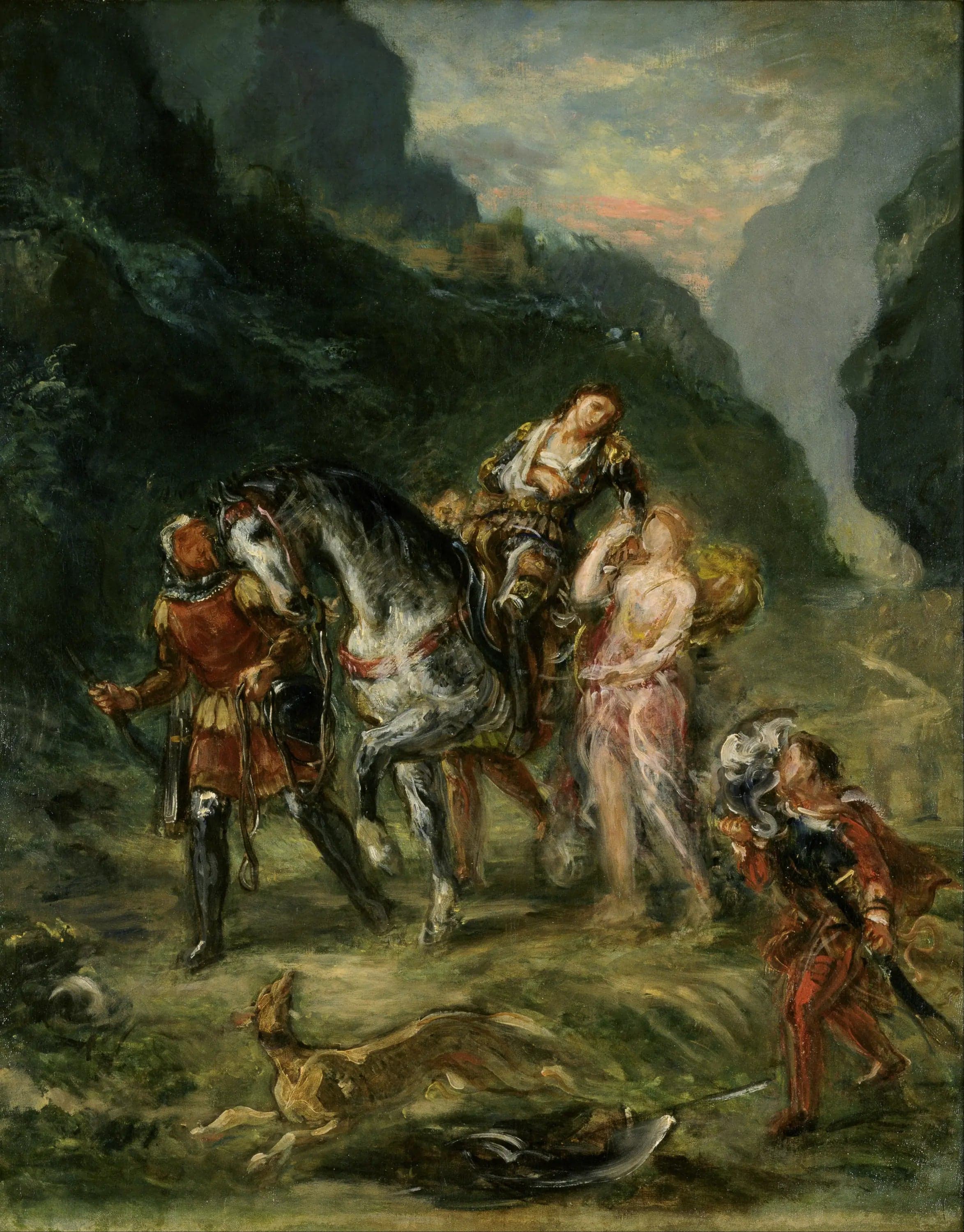 Angelique and the Wounded Medoro