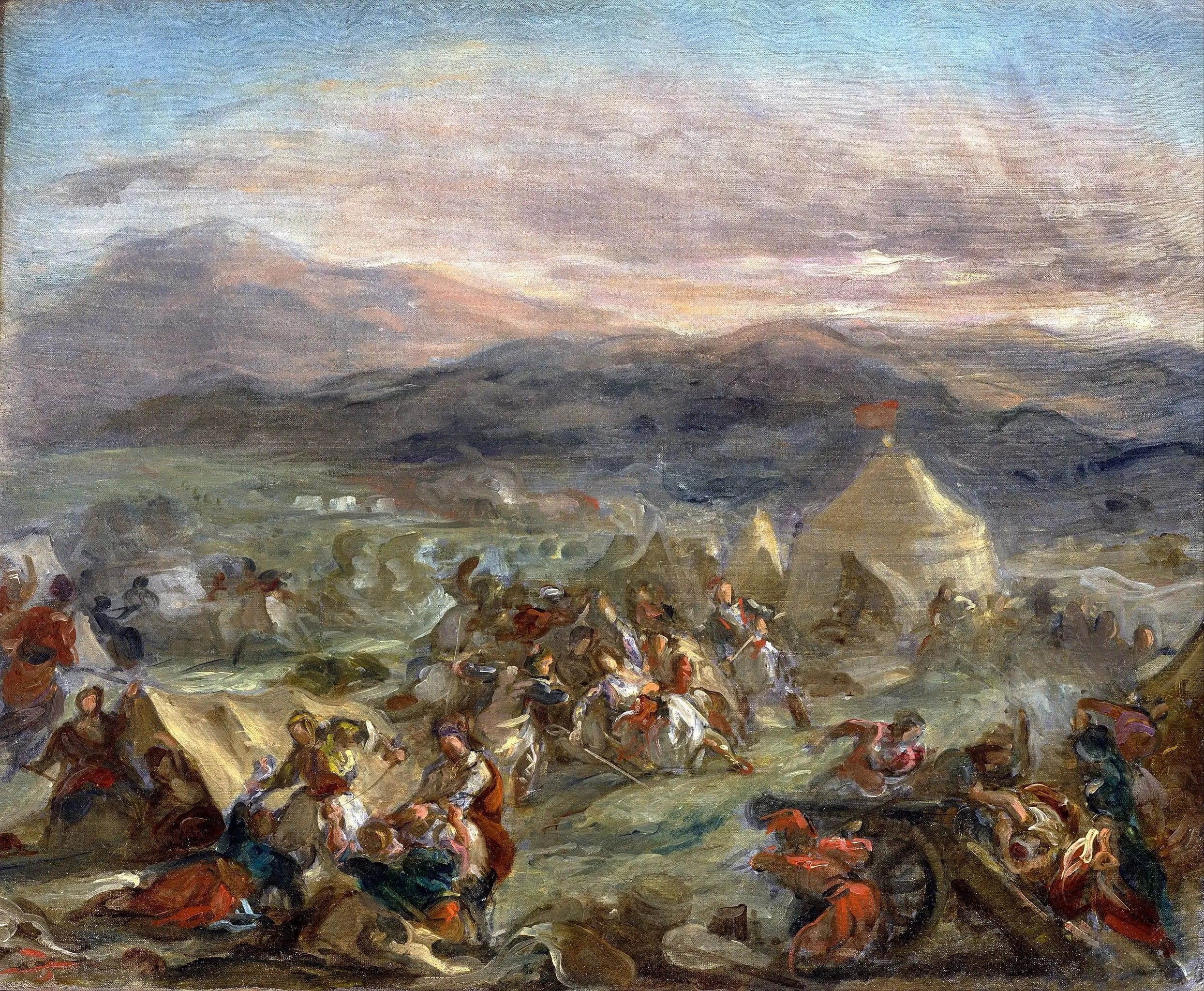 Botzaris surprises the Turkish camp and is mortally wounded