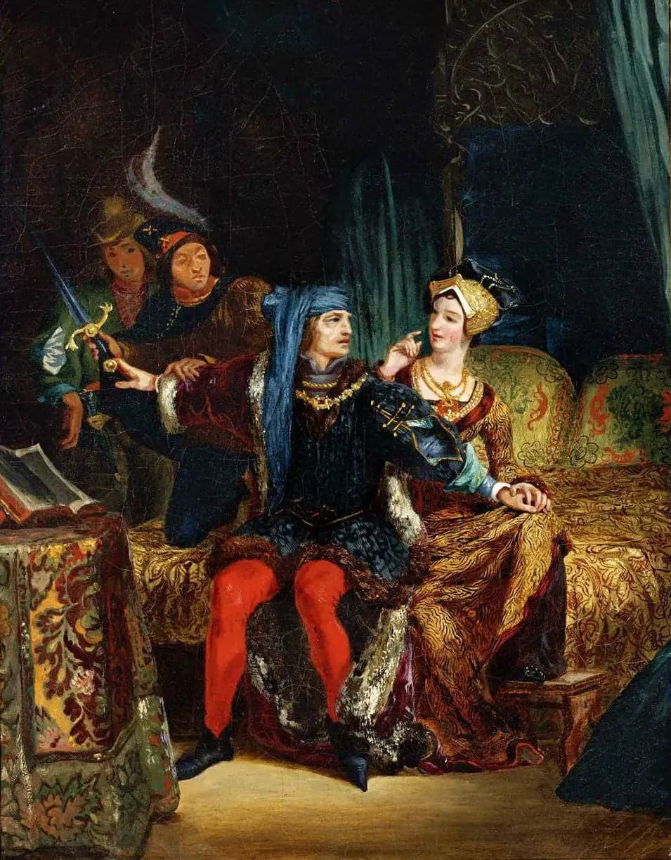 Charles VI and Odette de Champdivers