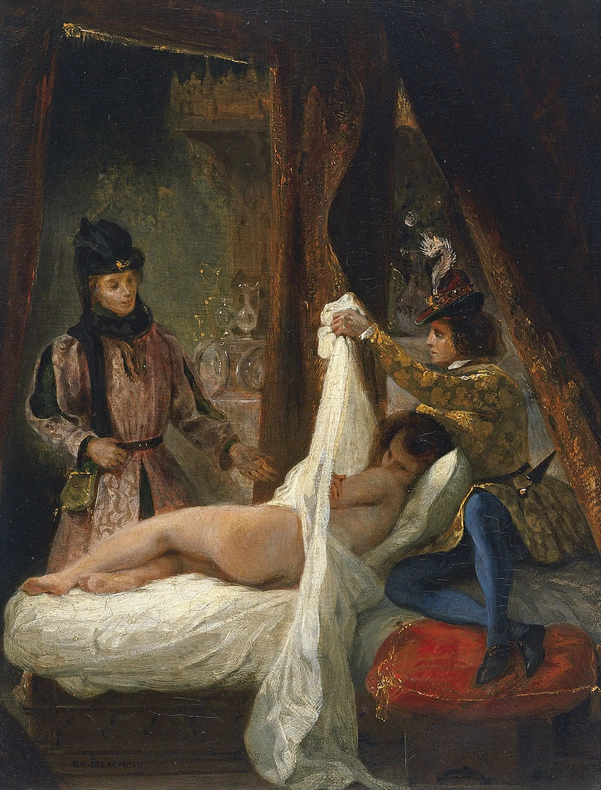 Louis of Orléans showing his mistress