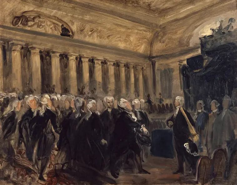 Mirabeau before Dreux-Brézé