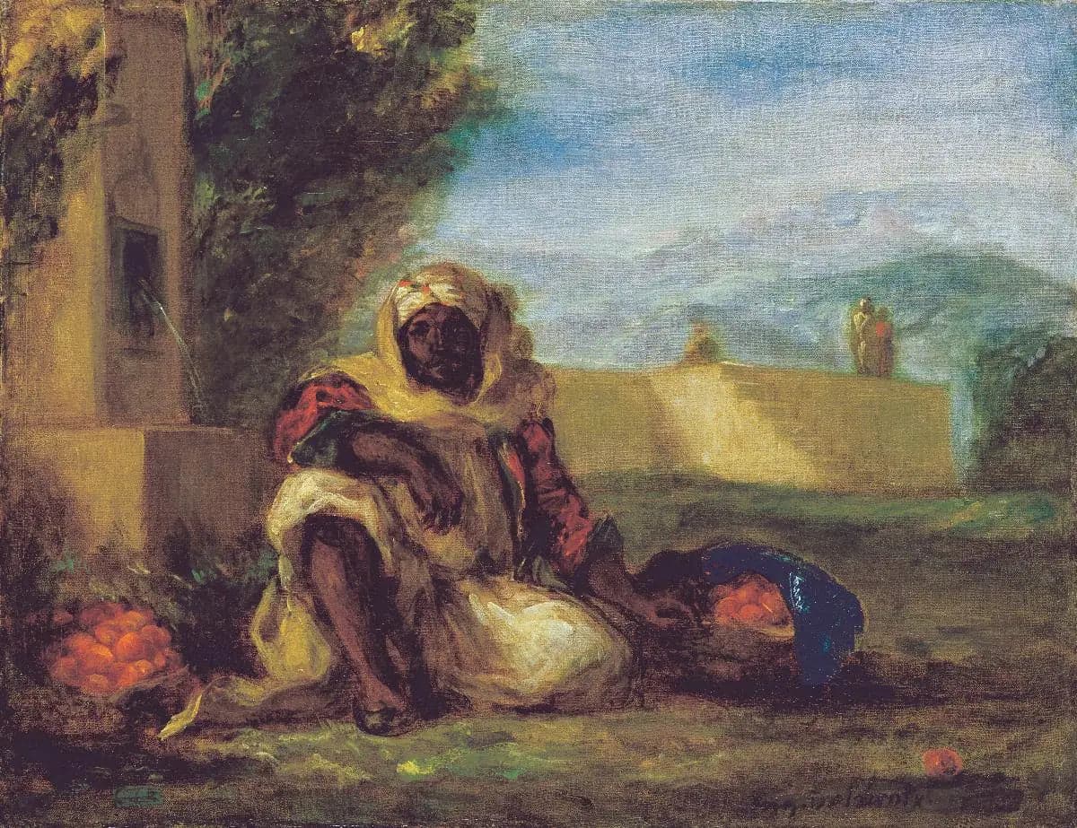 Orange Seller in Morocco