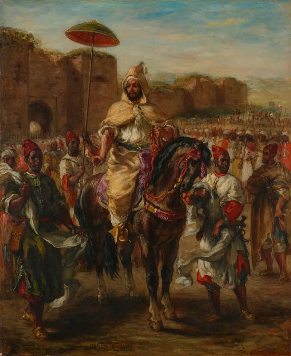 Portrait of the Sultan of Morocco