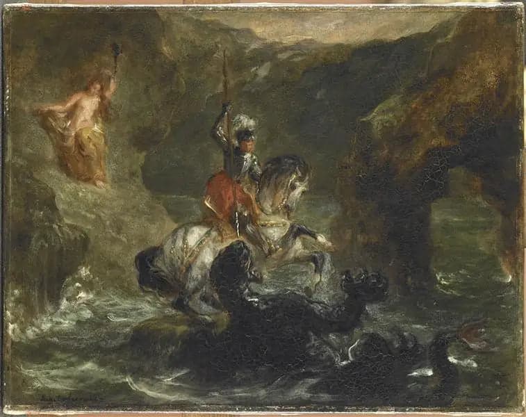 Saint George Fighting the Dragon