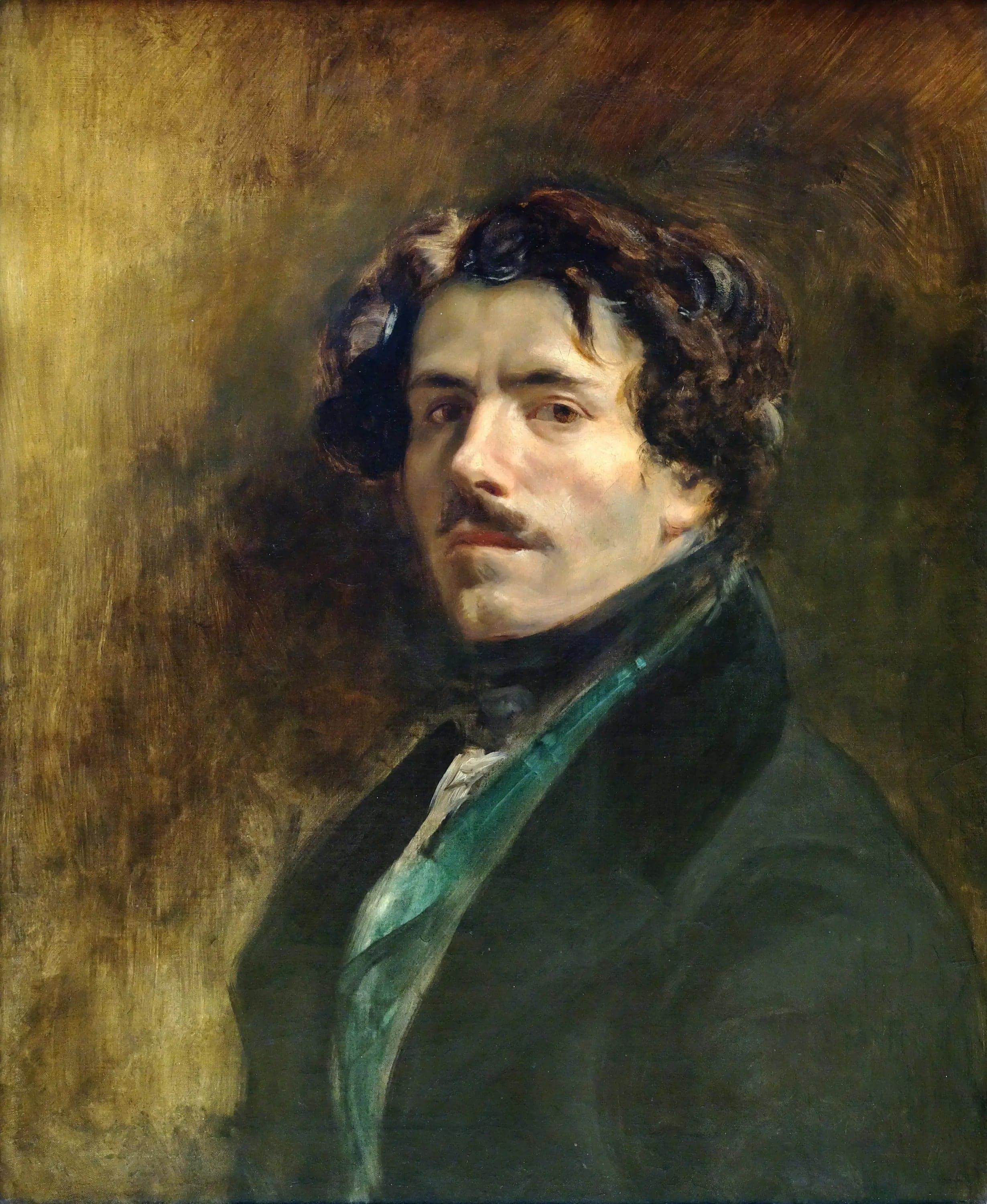 Self-Portrait with Green Vest