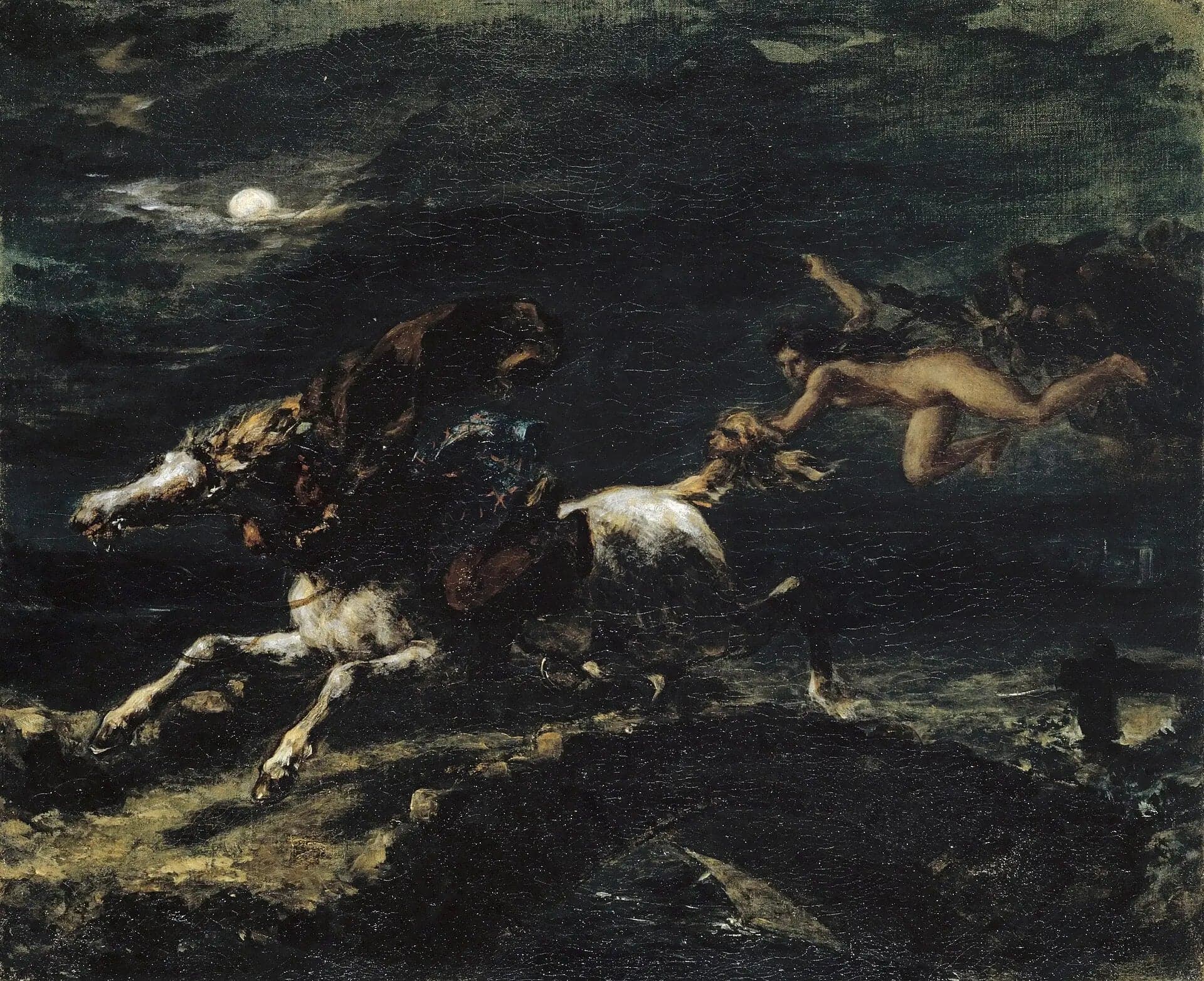 Tam O'Shanter pursued by the witches
