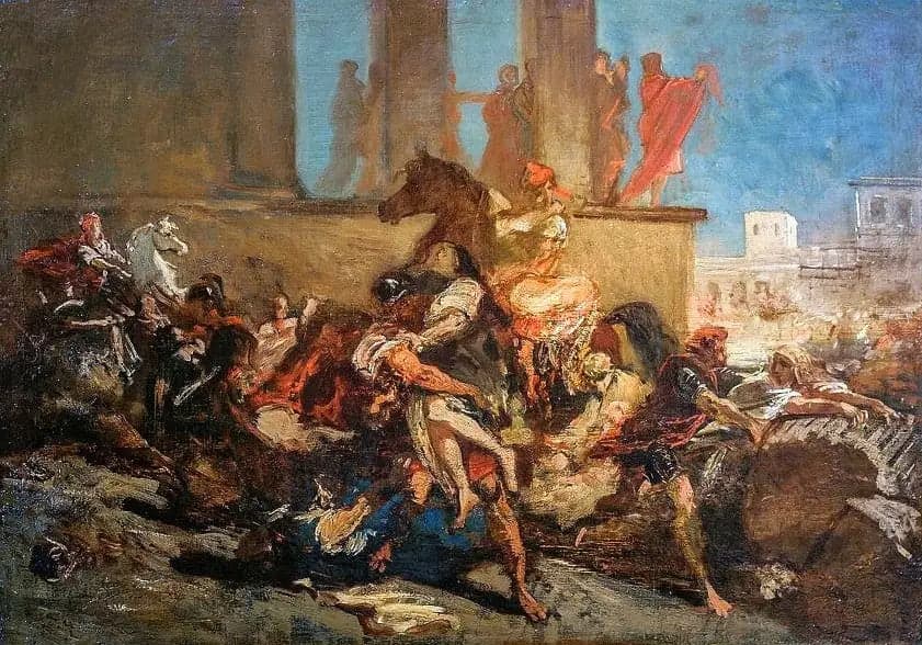 The Abduction of the Sabine Women.