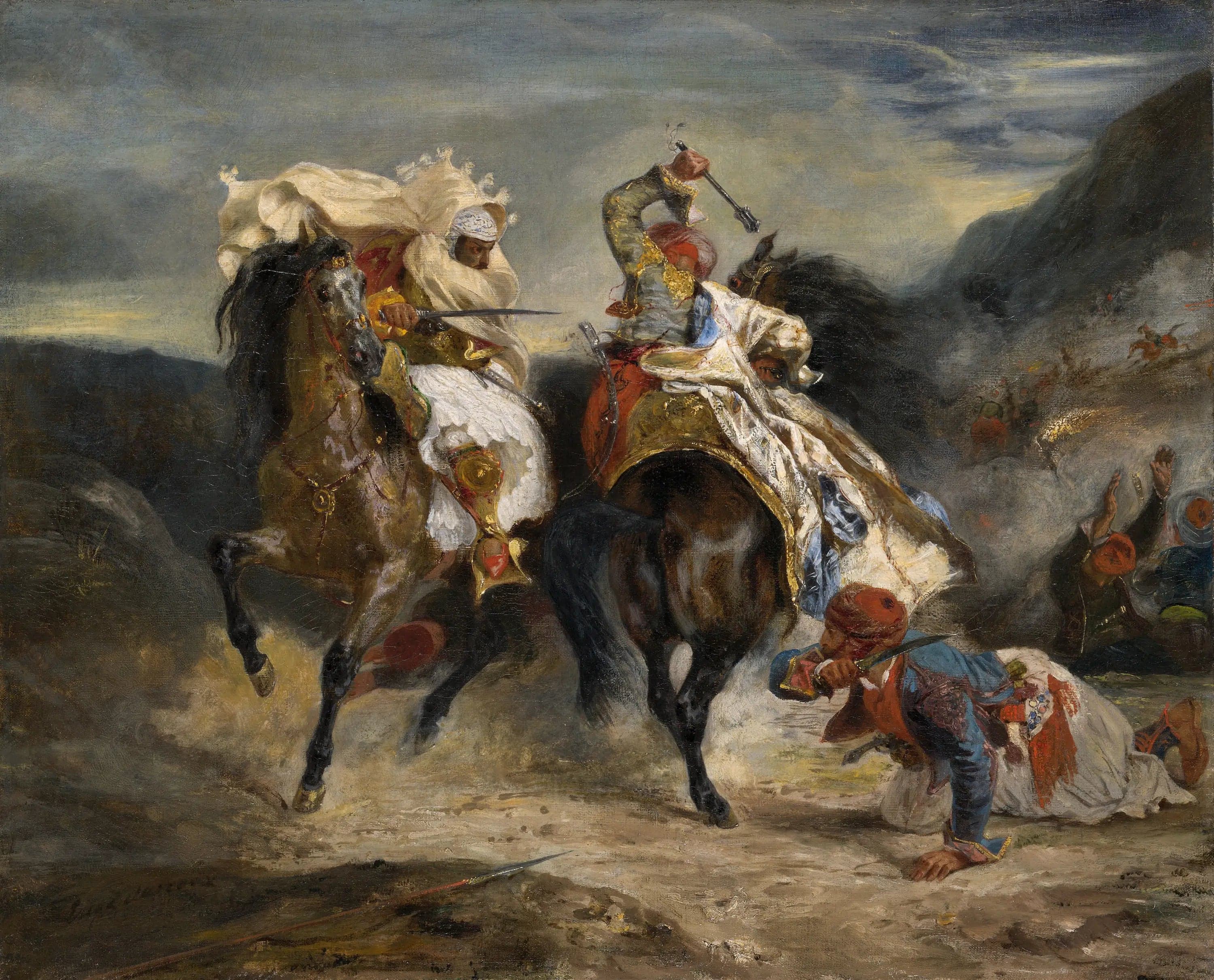 The Combat of Giaour and Hassan