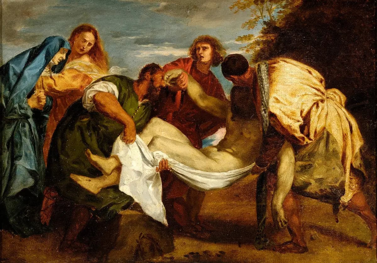 The Entombment after Titian