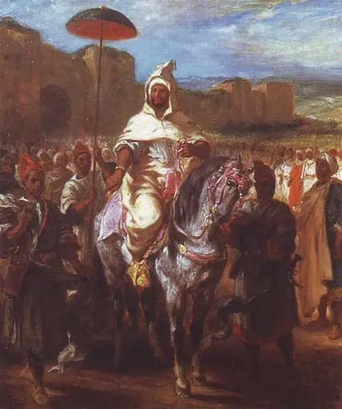 The Sultan of Morocco Surrounded by His Guard