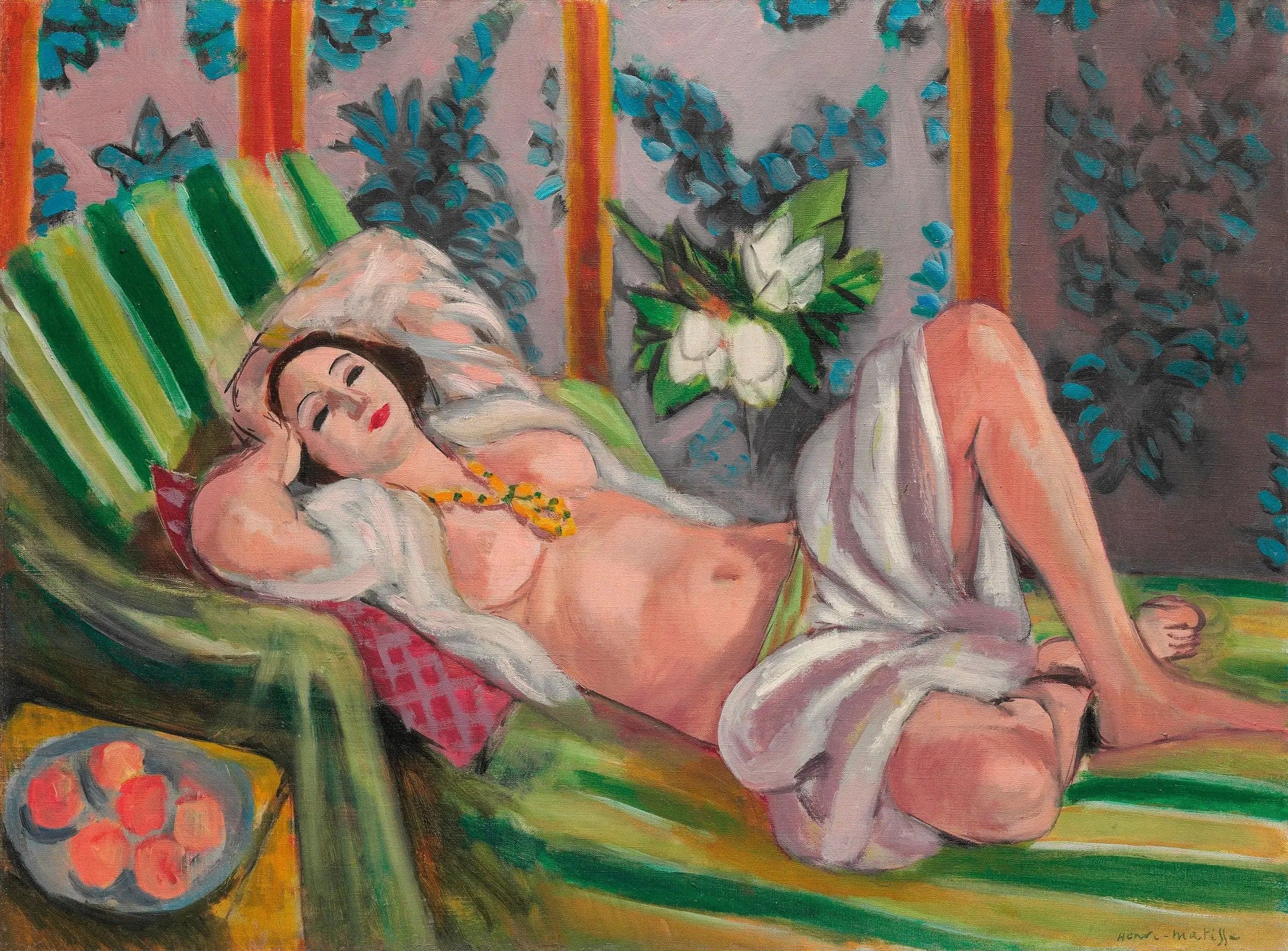 Odalisque with Magnolias
