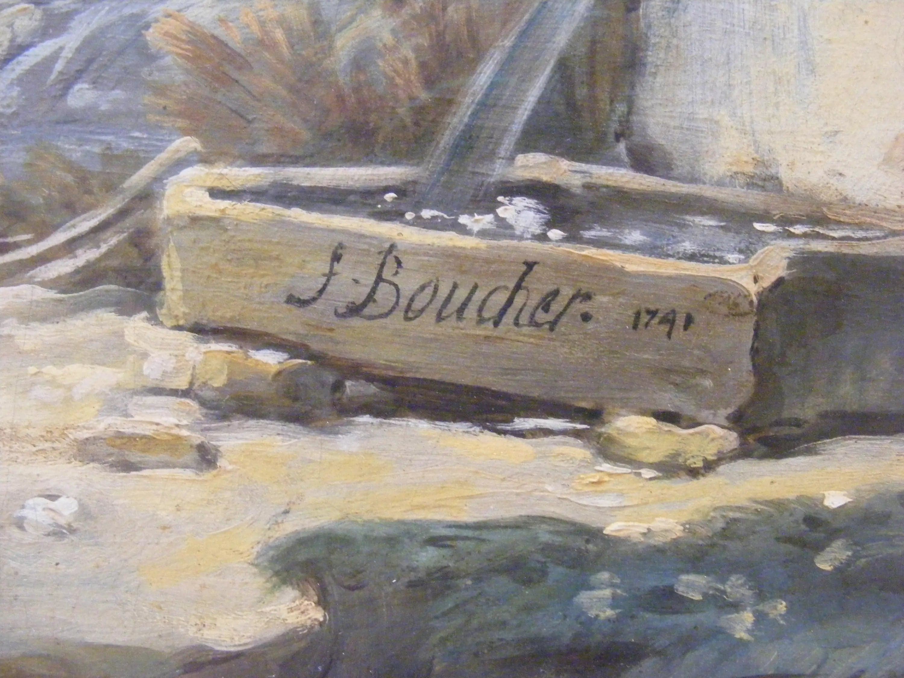 Pastoral landscape with the river