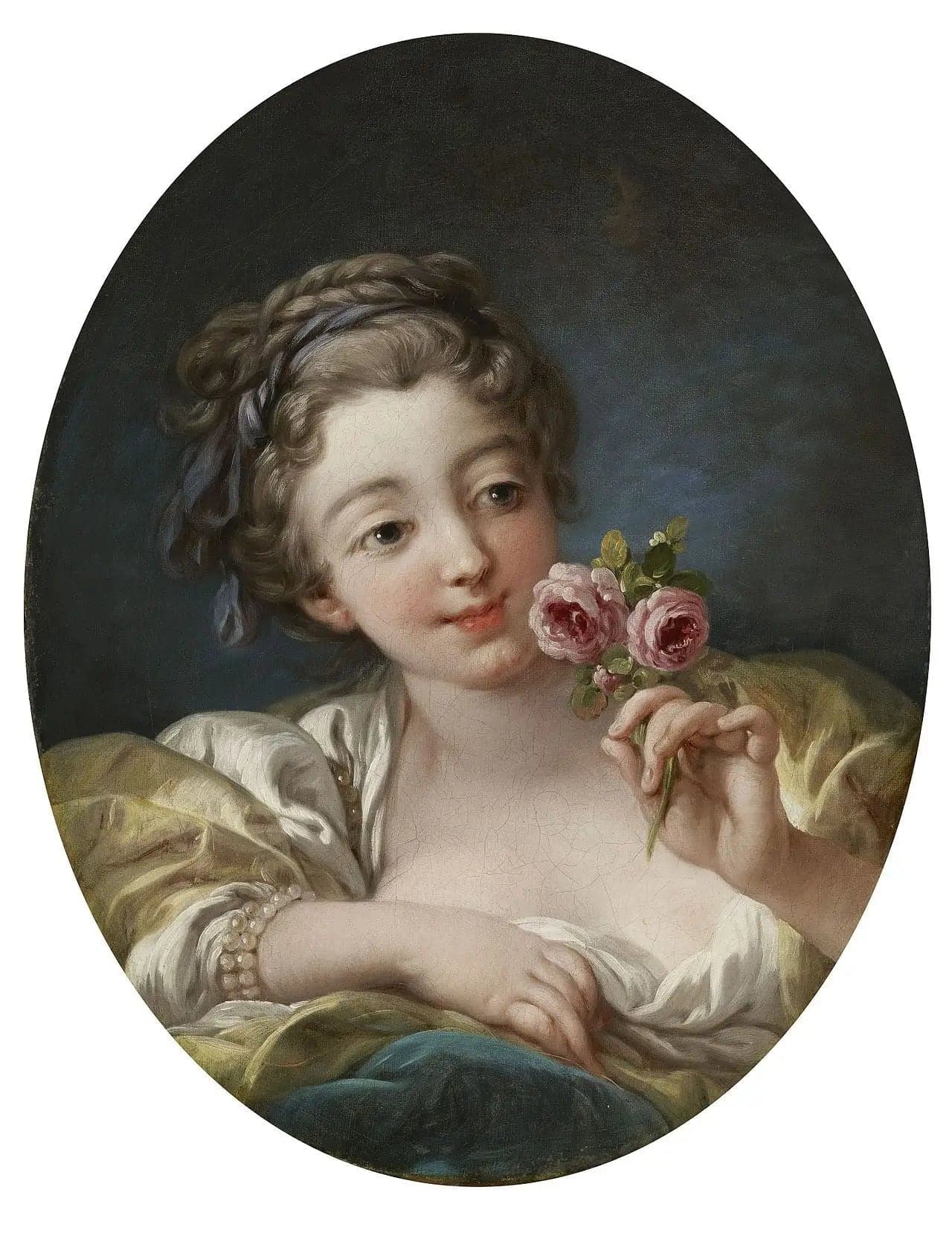 The Girl with Roses