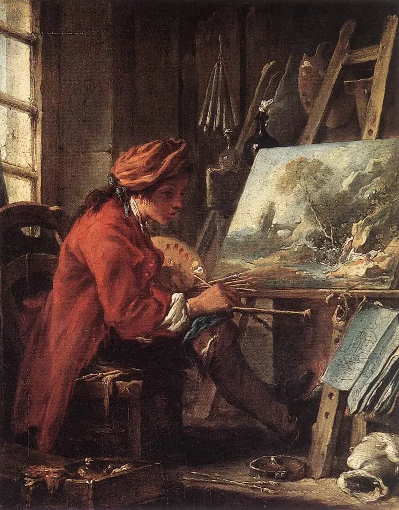 The Painter in His Studio