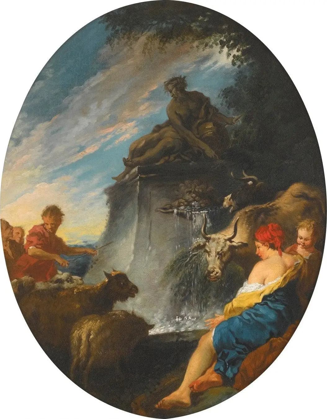 The Shepherds at the Fountain
