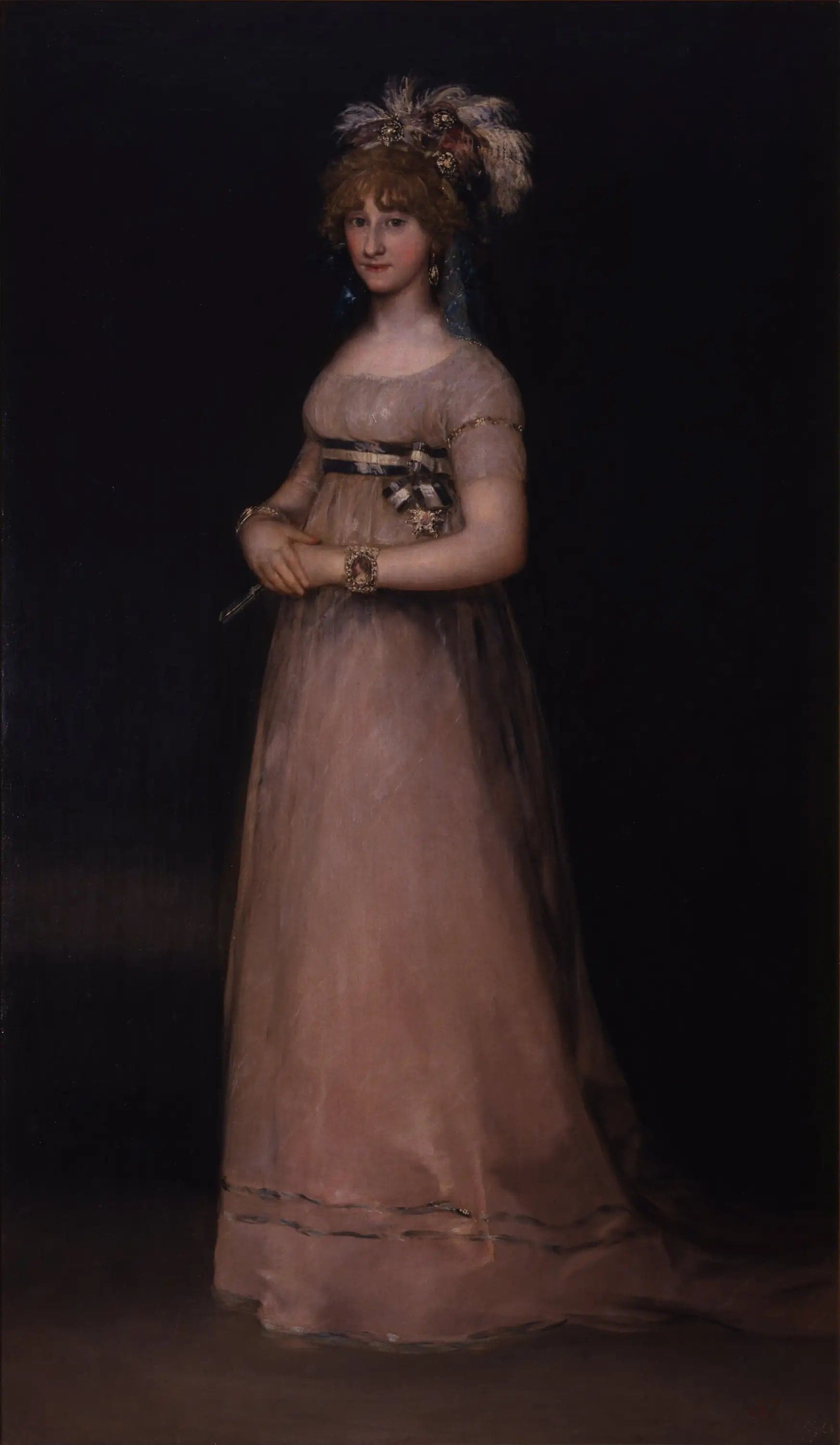 Portrait of María Luisa of Bourbon and Vallabriga