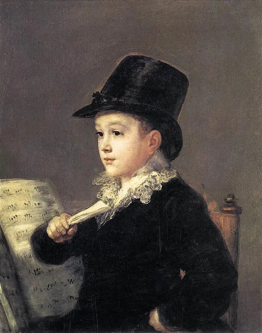 Portrait of Mariano Goya, grandson of the artist