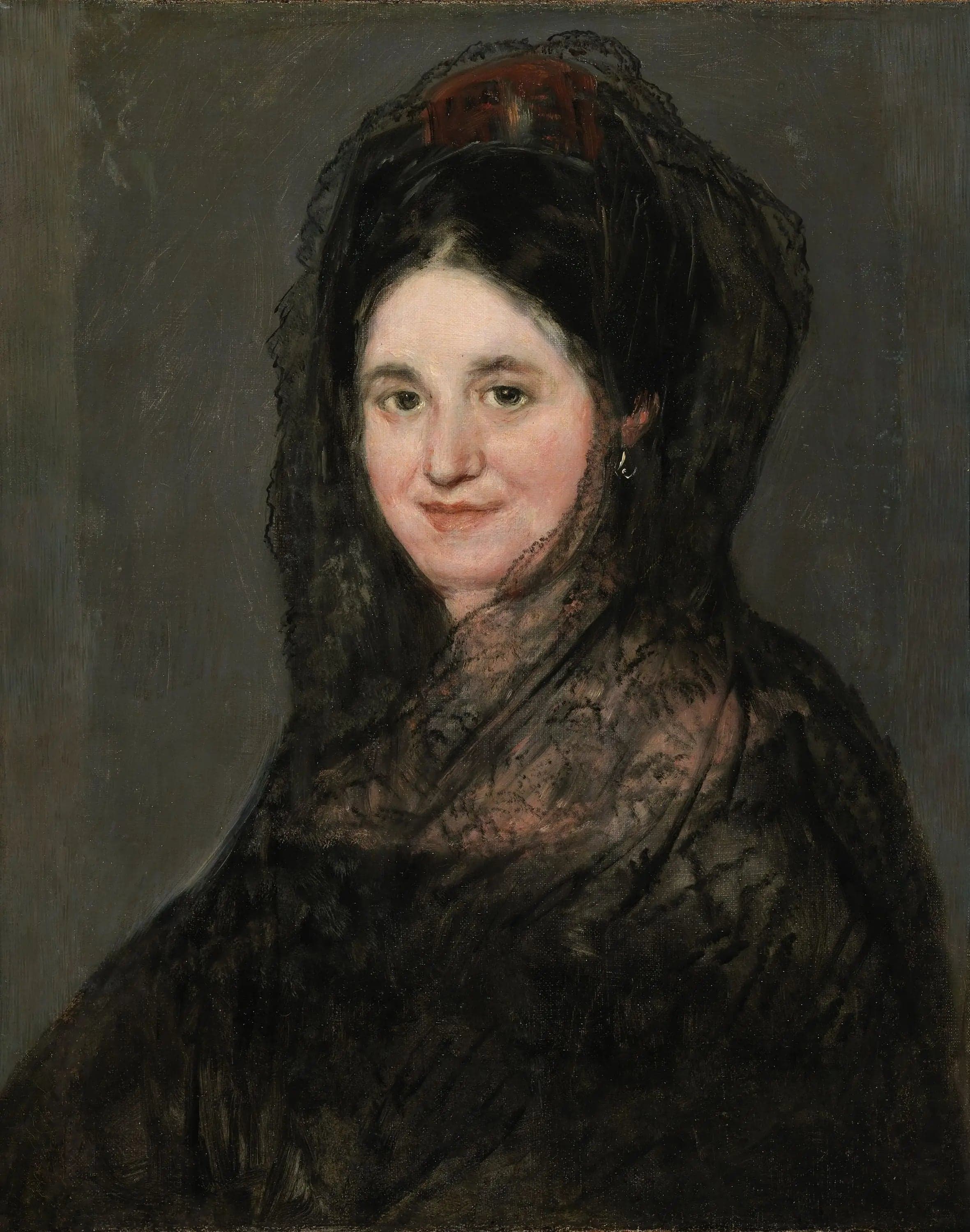 Portrait of a Lady with a Black Mantilla