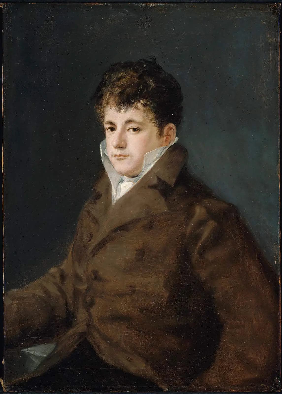 Portrait of a Young Man in Brown, Perhaps Javier Goya
