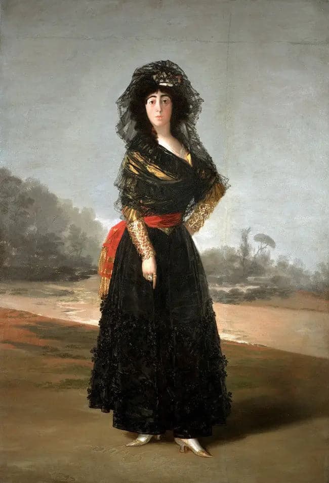 Portrait of the Duchess of Alba in Mourning