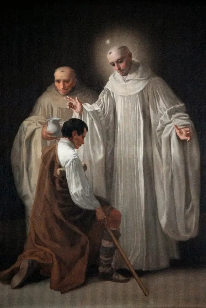 Saint Bernard of Clairvaux Healing a Cripple