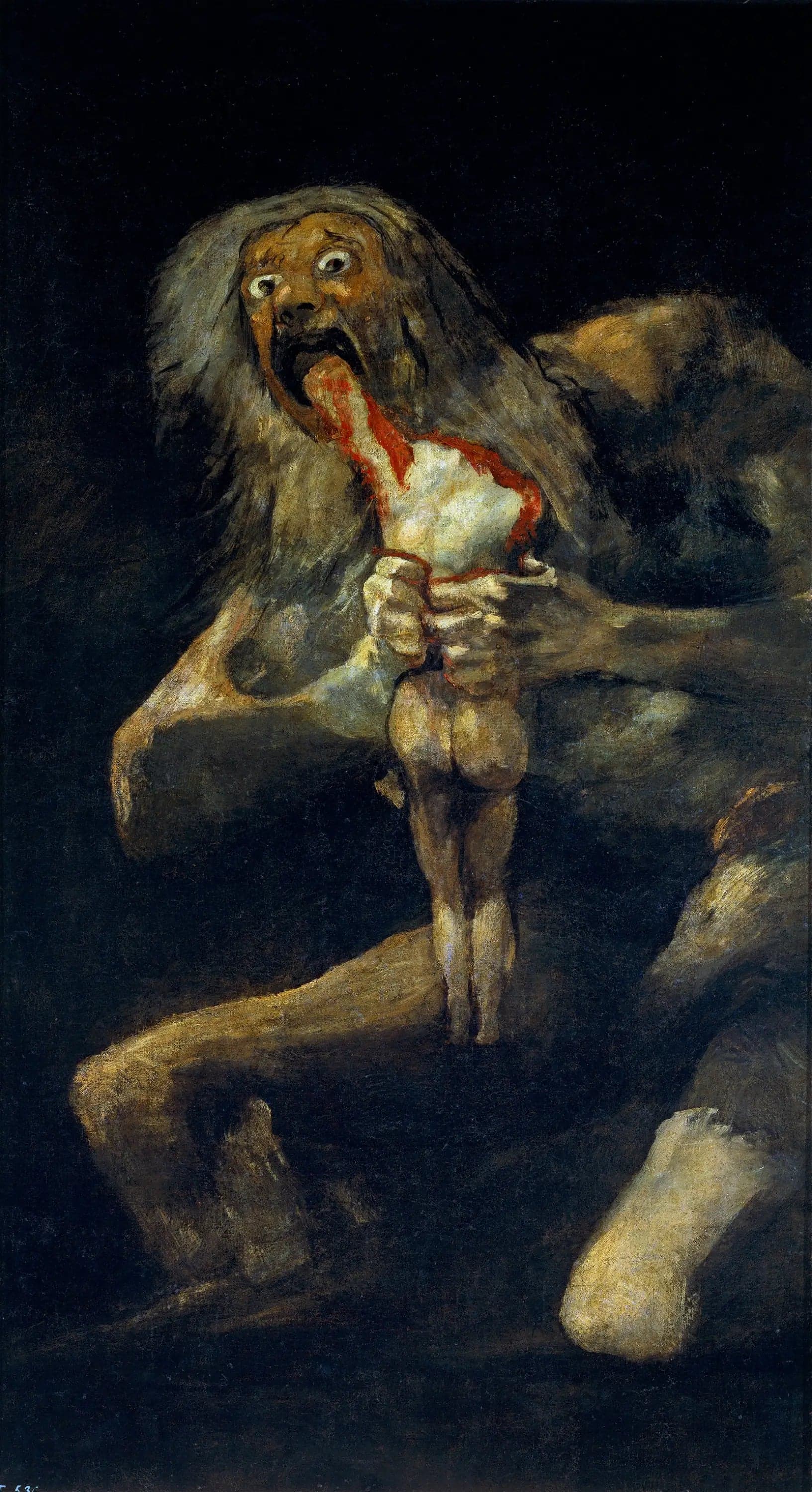 Saturn Devouring One of His Children