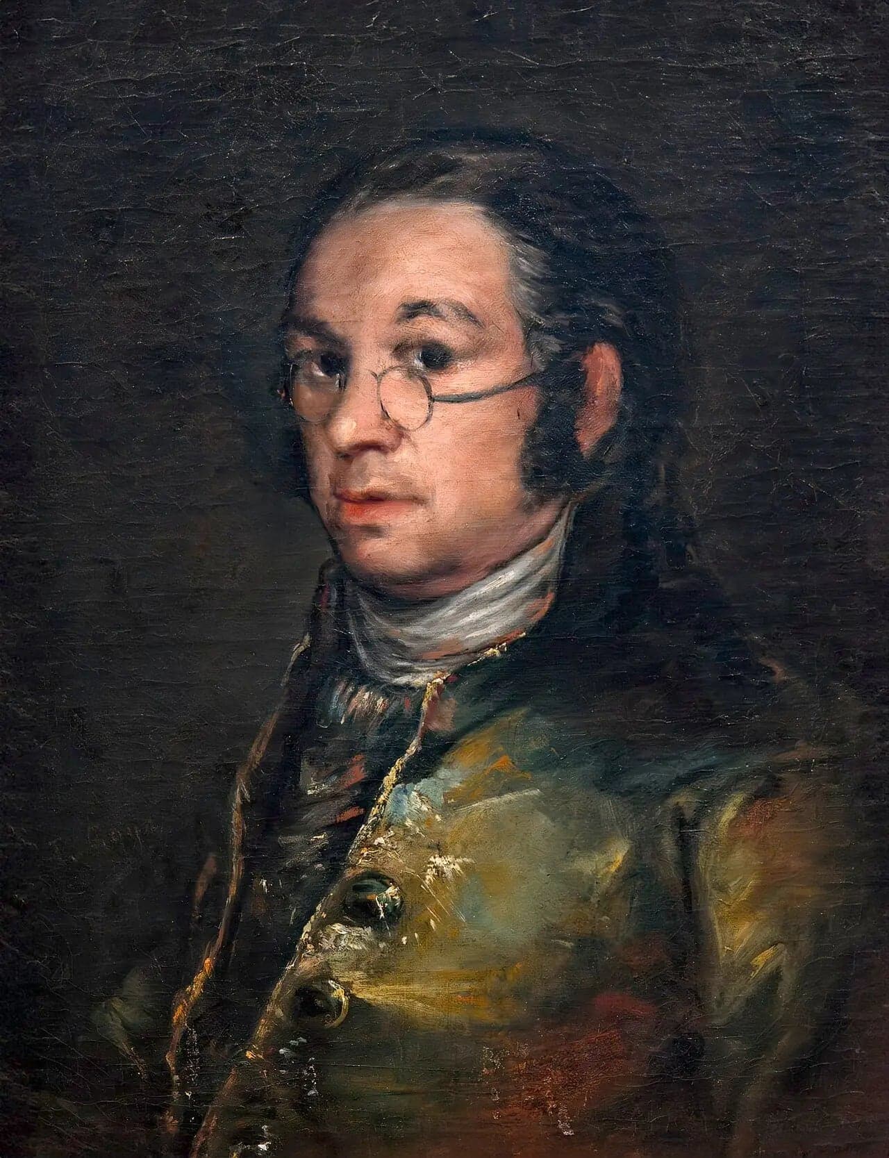 Self-Portrait with Glasses