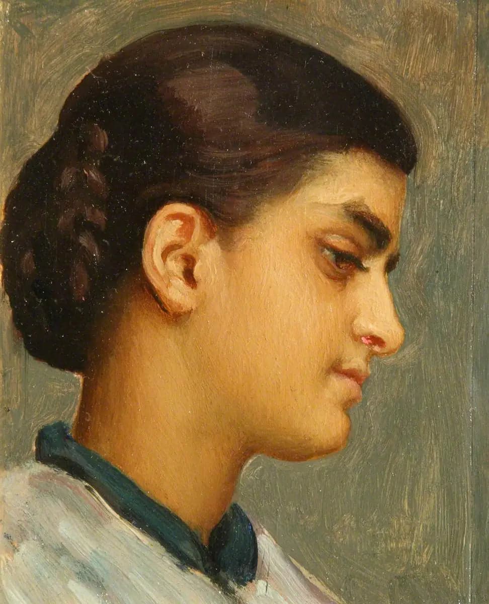 Head of a Spanish Girl
