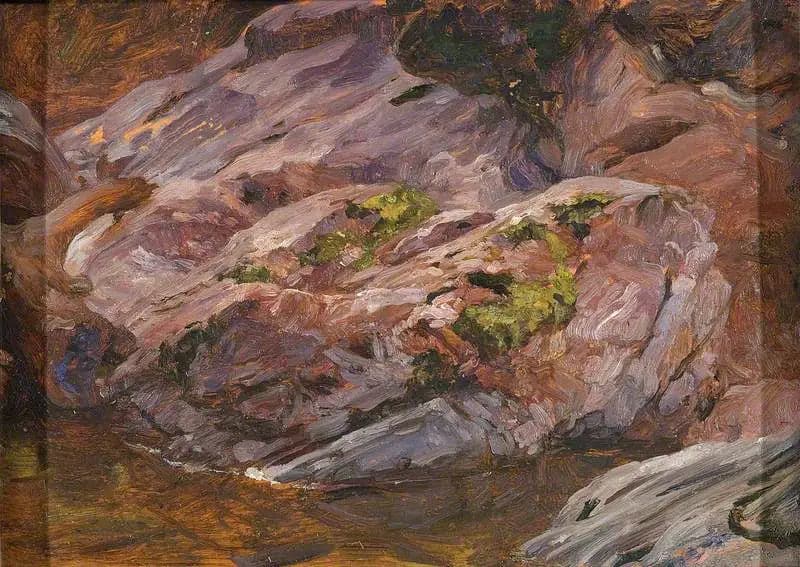 Pink Granite Rocks, Findhorn River