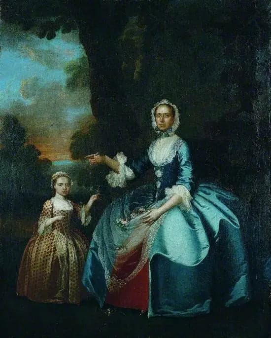 Mrs. Dawson of Retford and her daughter