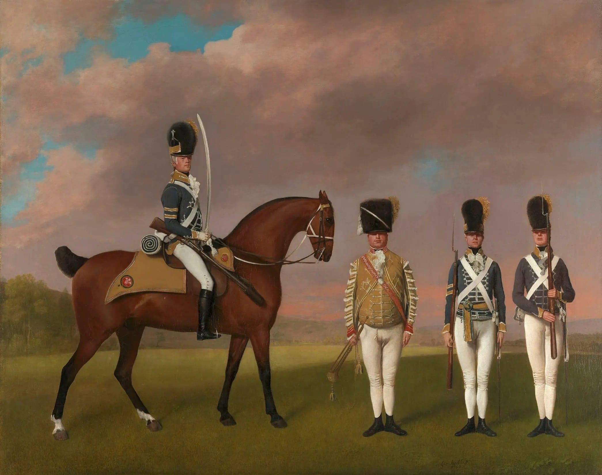 Soldiers of the 10th Light Dragoons Regiment