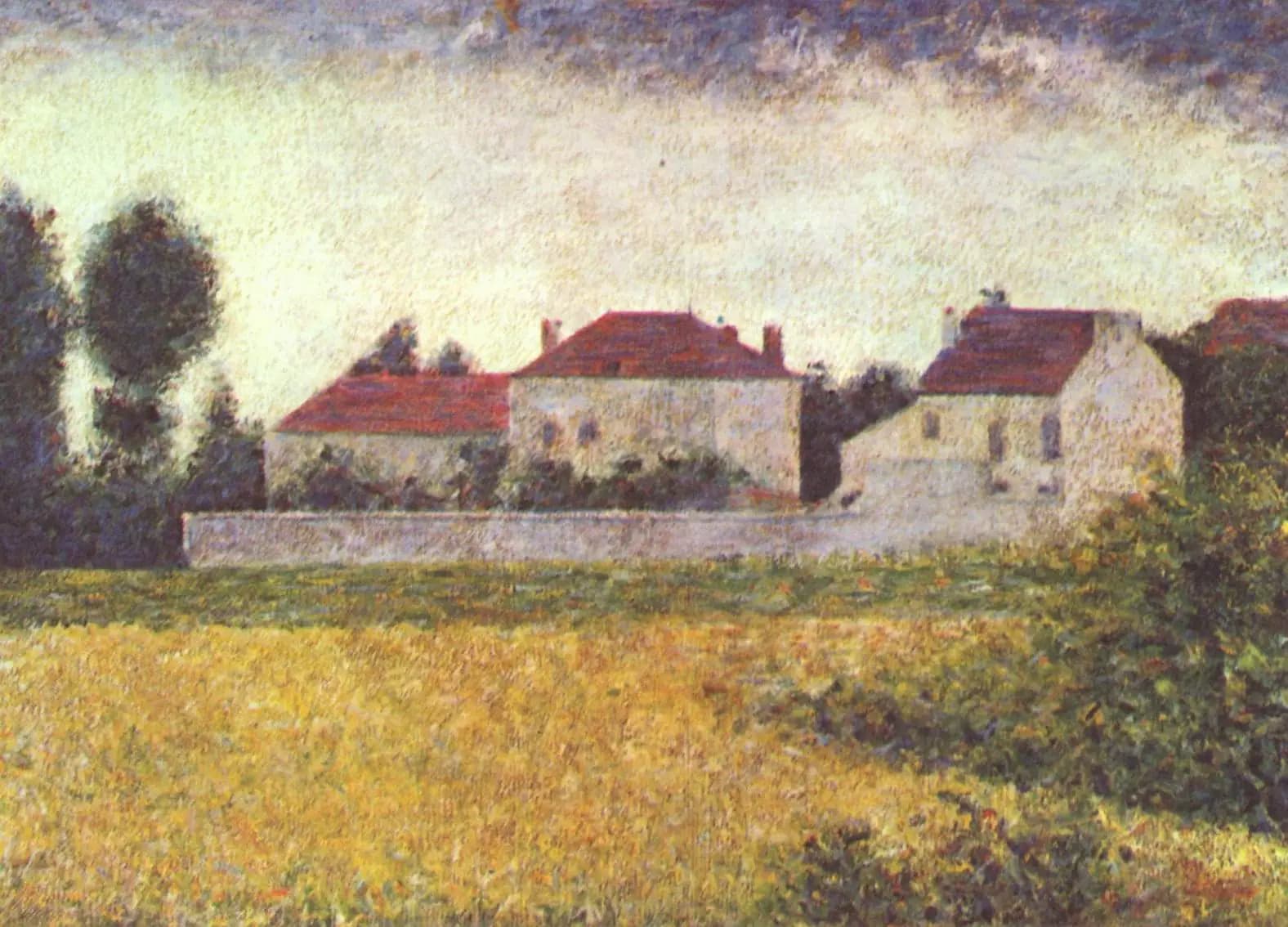 City of Avray, white houses