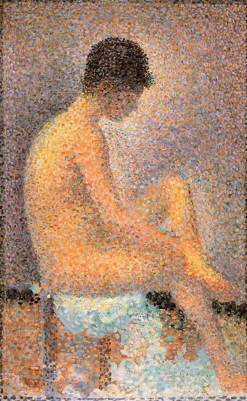 Seated Woman, in Profile