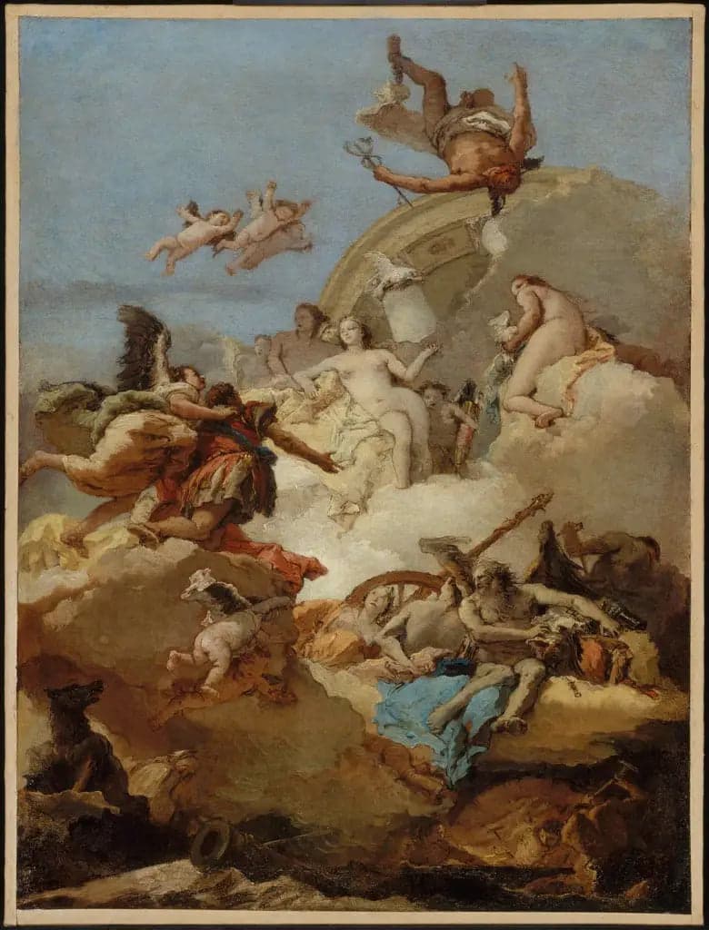 Apothéosis of Aeneas
