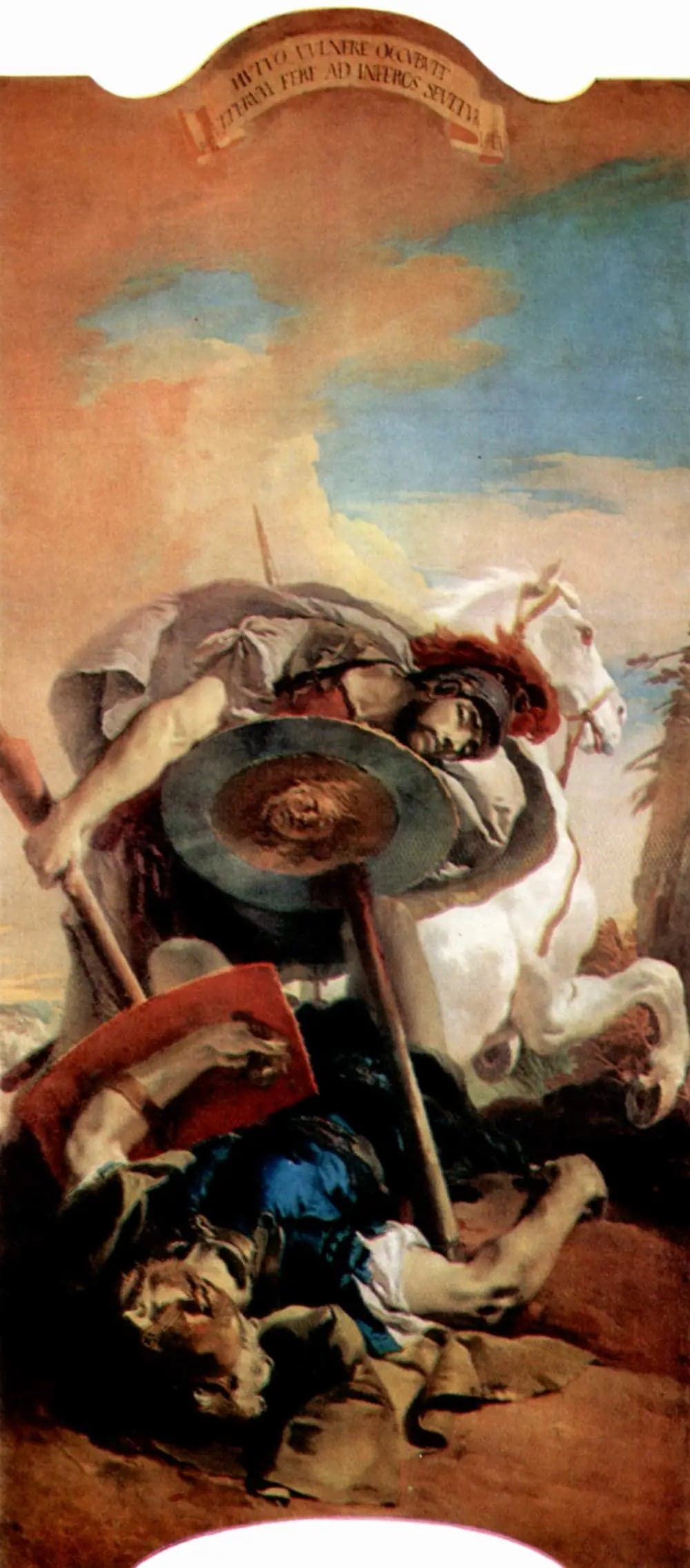 Death of Consul L. J. Brutus during a duel with Aruns