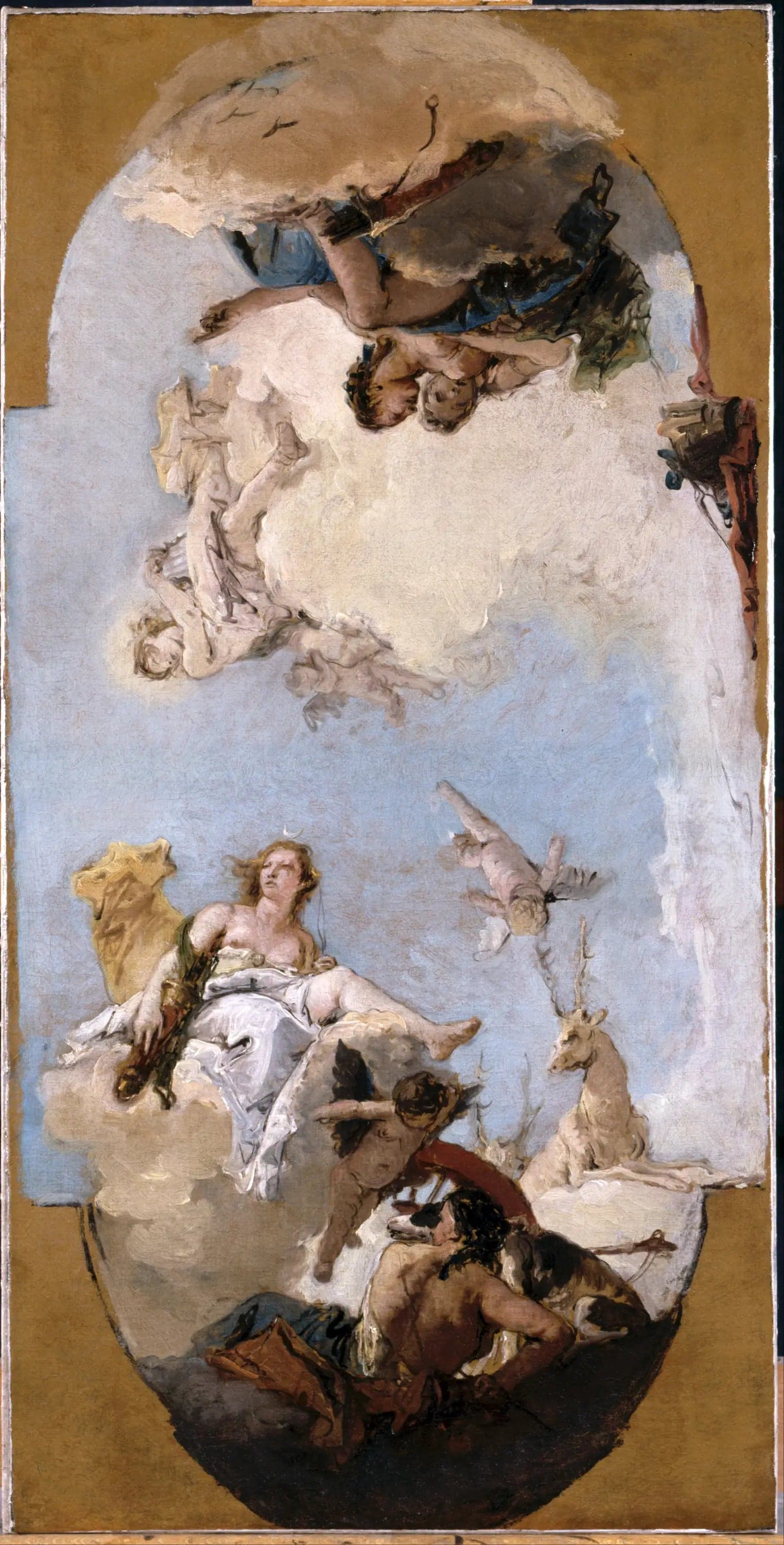 Diane, Apollo et Nymphe