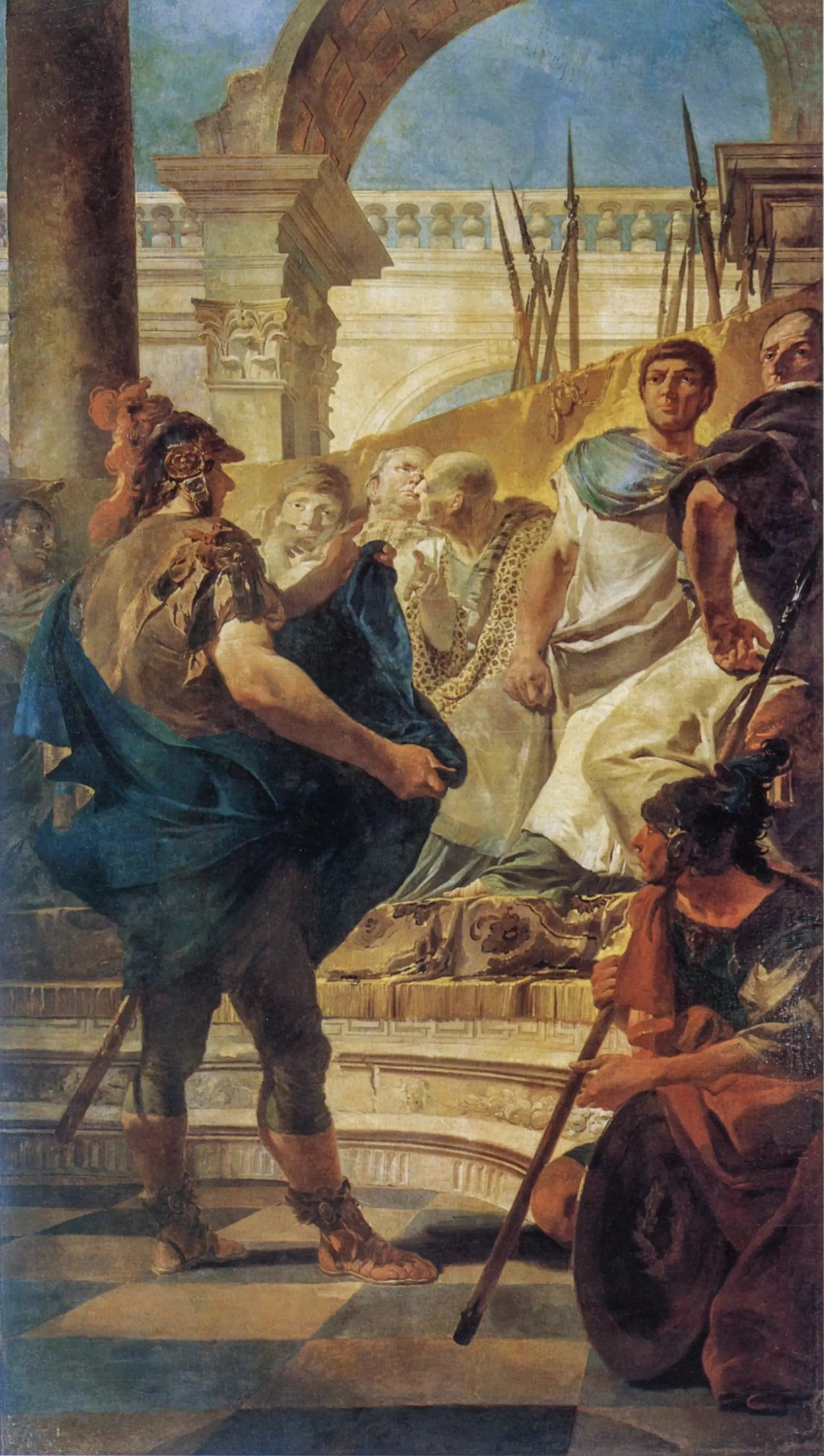 Quintus Fabius Maximus before the Senate of Carthage