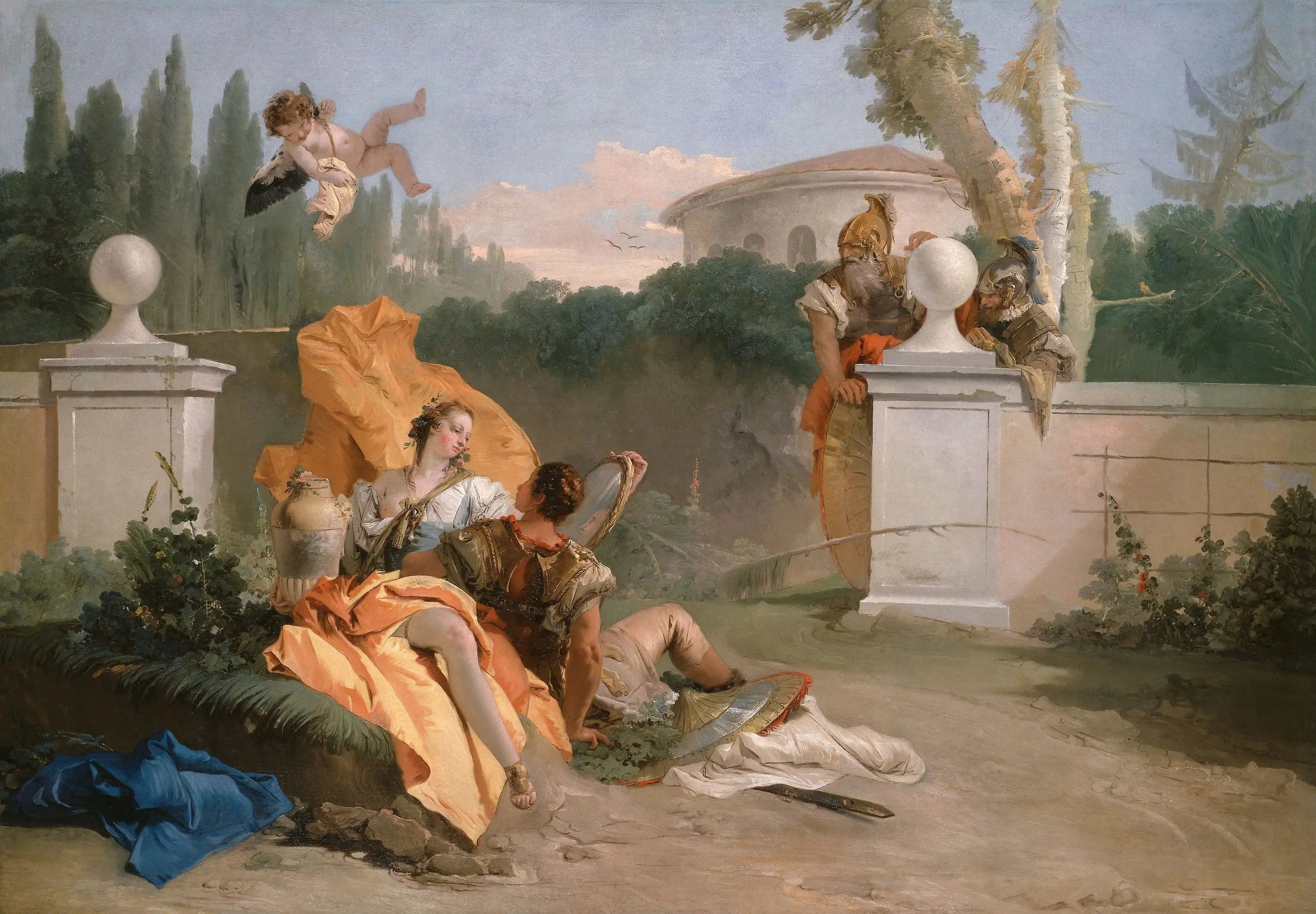 Rinaldo and Armida in her garden