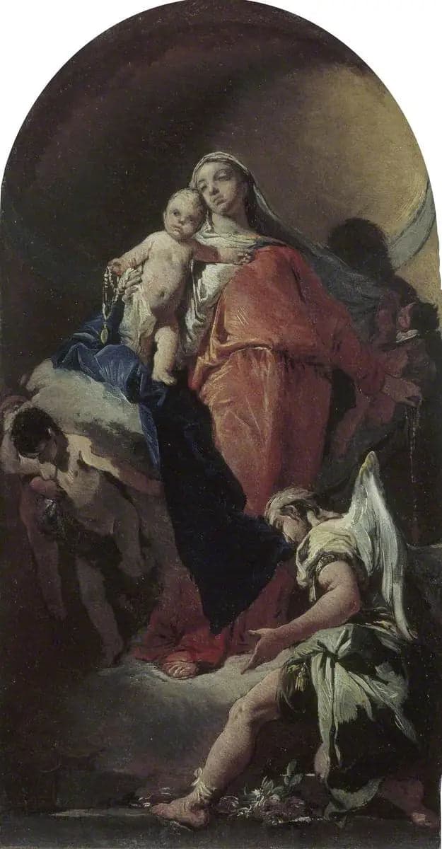 Virgin and Child with an Angel