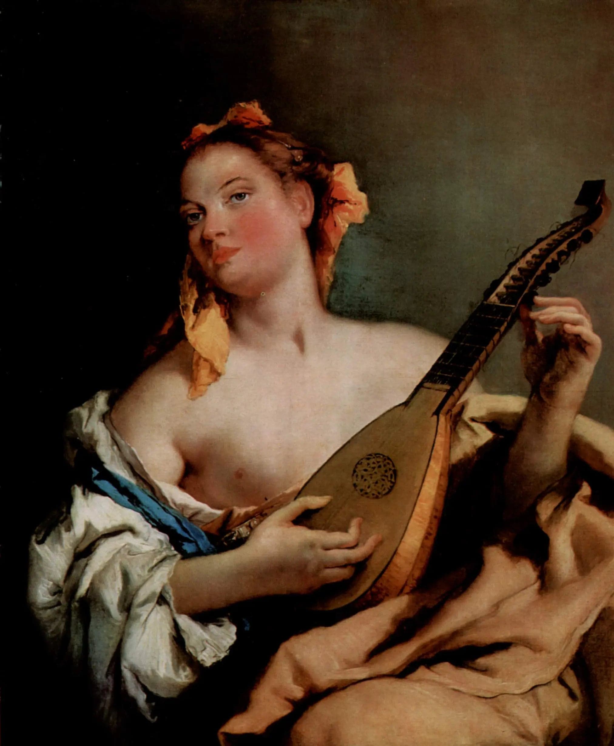 Woman with a Mandolin