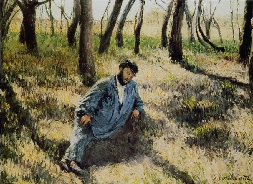 Father Magloire Lying in a Wood