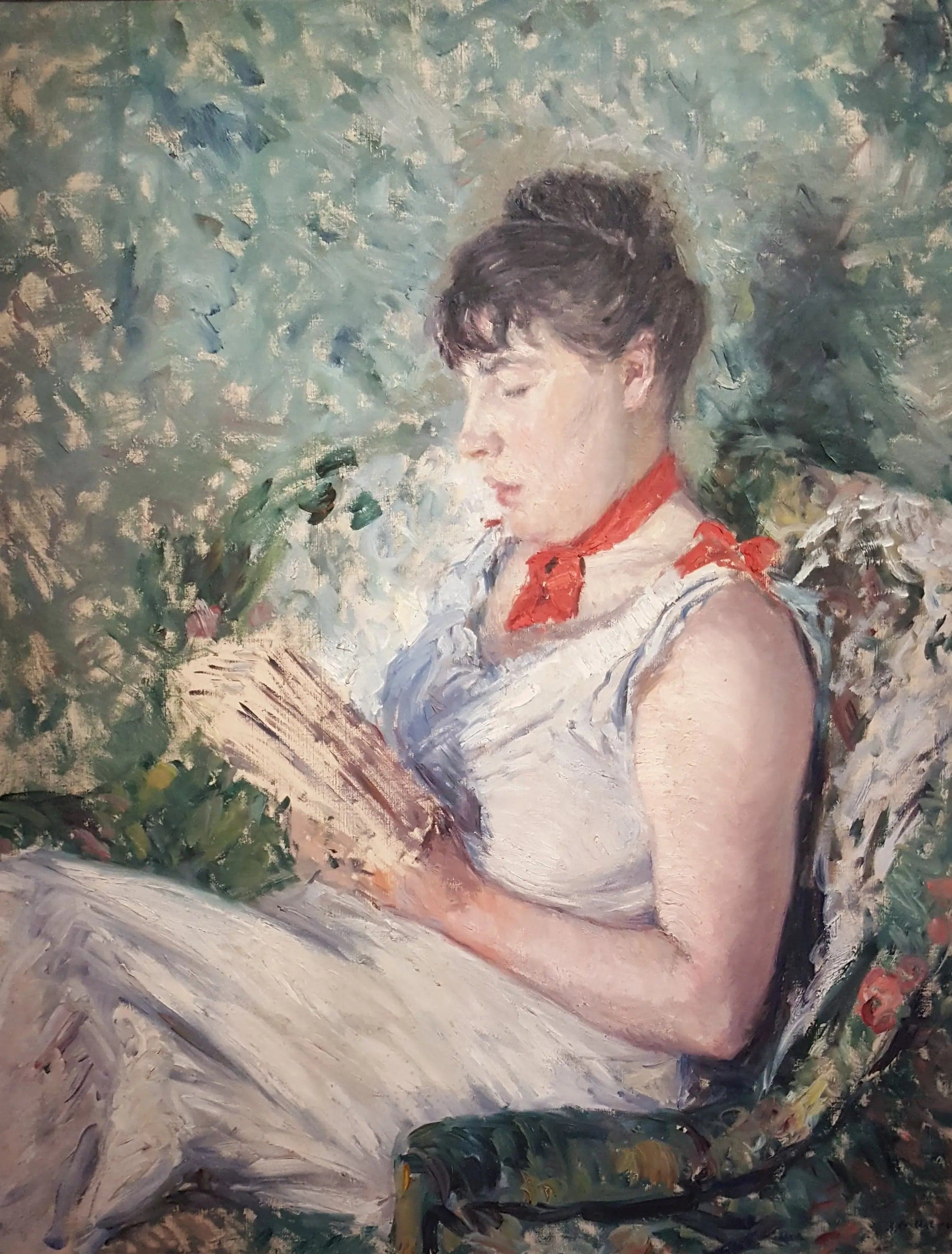 Portrait of a Woman Sitting, Reading